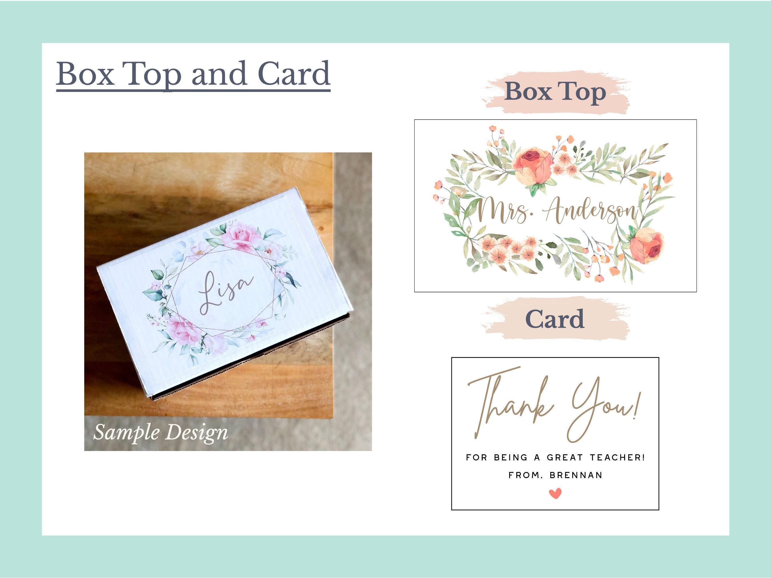 Personalized Teacher Gift Box