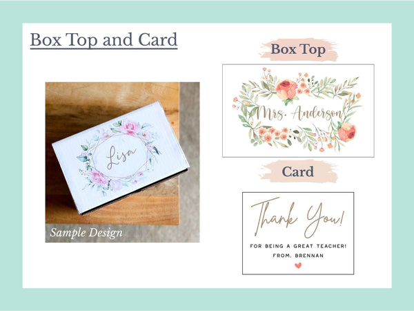 Personalized Teacher Gift Box