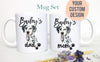 Personalized Dalmatian Mom and Dad Individual or Mug Set - White Ceramic Custom Mug