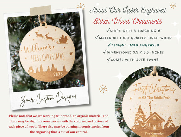 Personalized Engaged Ornament