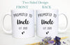 Promoted to Auntie and Uncle Individual OR Mug Set