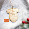 Custom Baby's First Christmas Ornament
