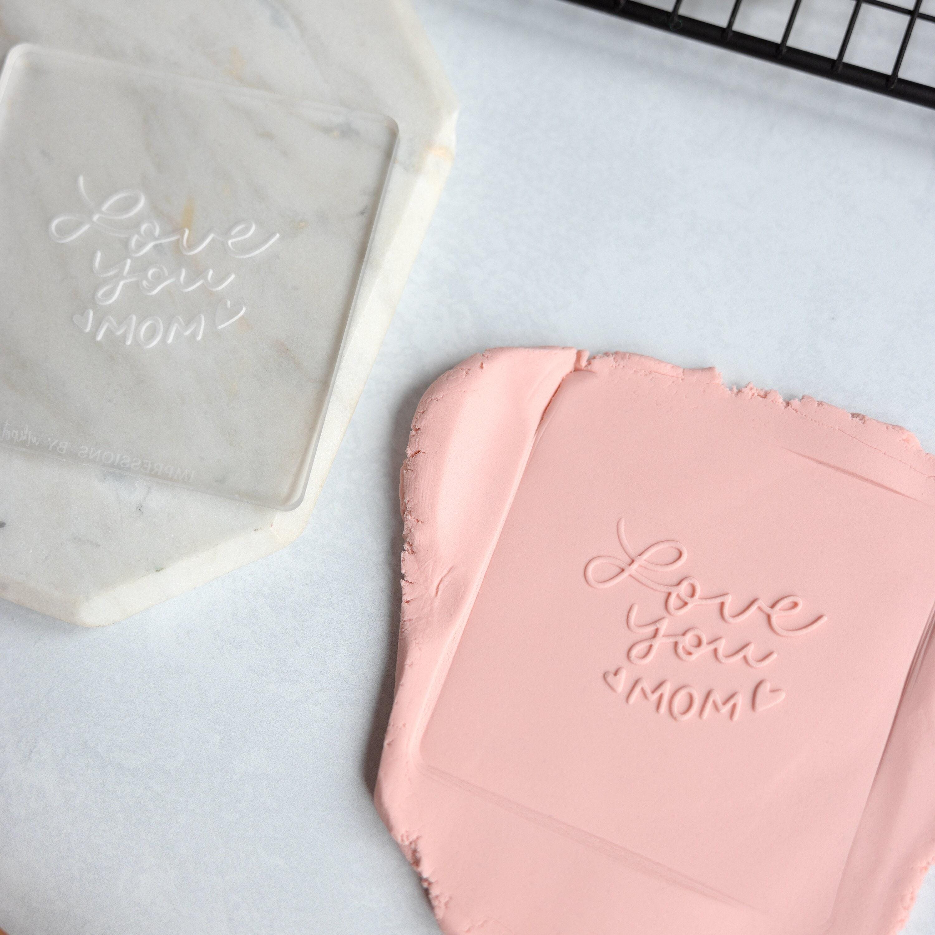 Happy Mother's Day Fondant Embosser Stamp and Cutter