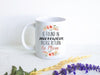 If Found In Microwave Please Return To Mom Floral - White Ceramic Mug