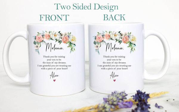 Future Mother In Law Gift #3 Custom Name - White Ceramic Mug