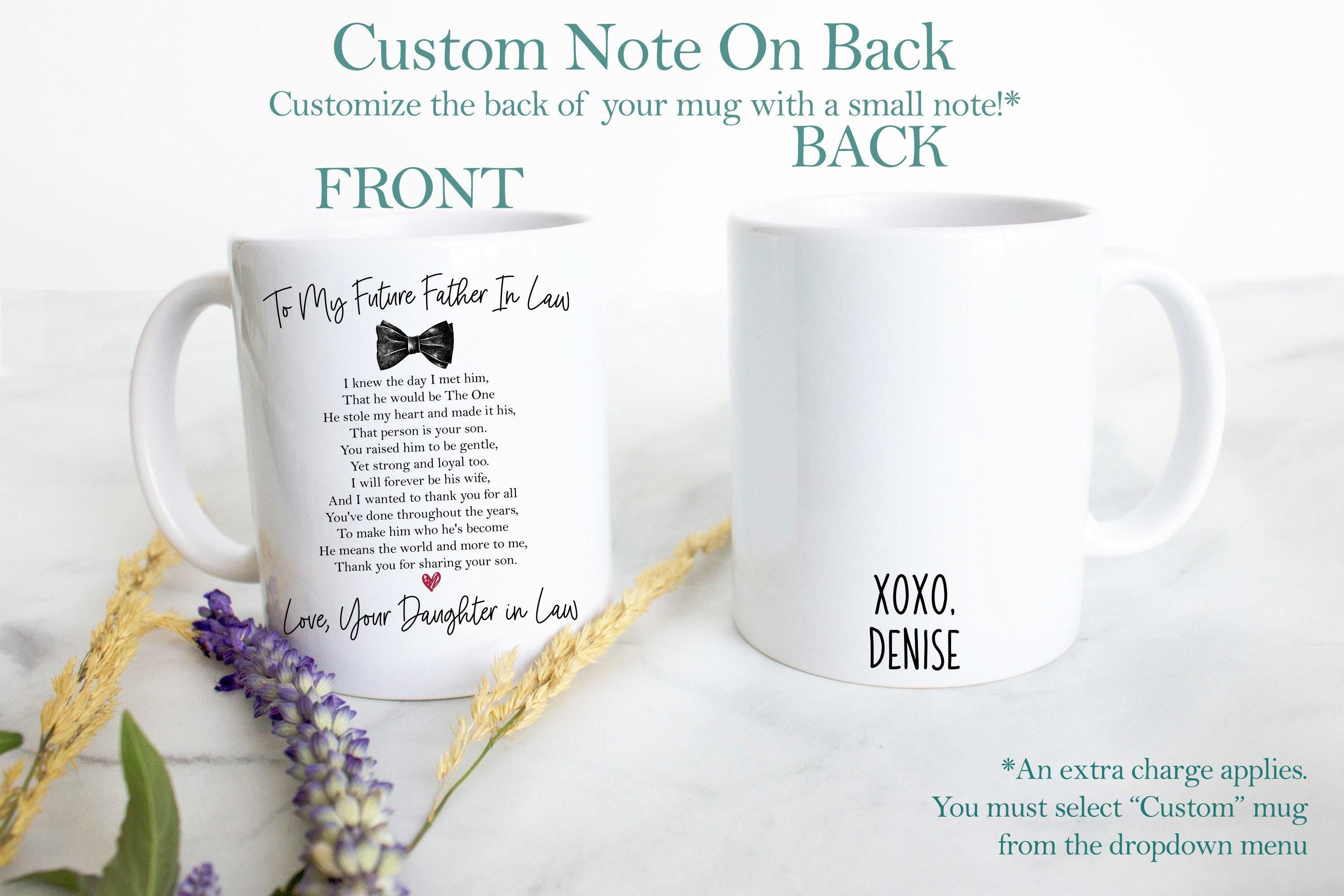 Future Father In Law Mug Custom Name - White Ceramic Mug
