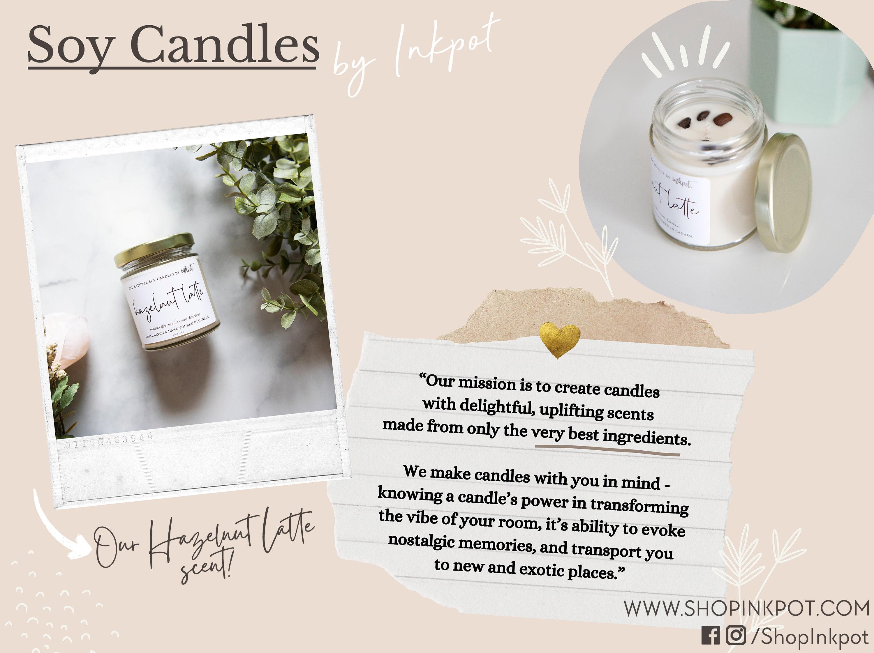 Girl You Got This Soy Candle - Hazelnut Latte | 5oz. Handmade Soy Wax Candle