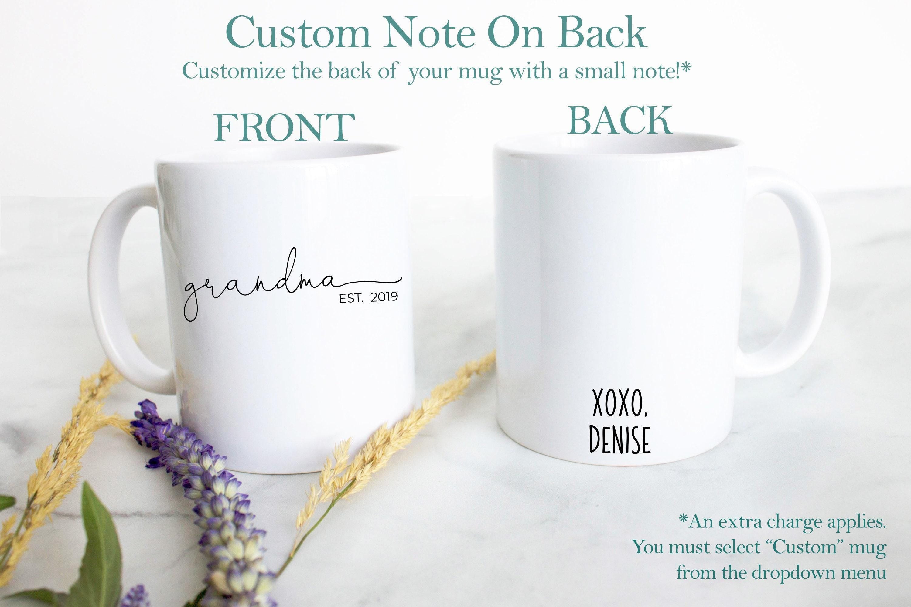 Grandpa and Grandma Individual or Mug Set - White Ceramic Mug