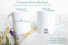 Grandpa and Grandma Individual or Mug Set - White Ceramic Mug