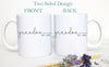 Grandpa and Grandma Individual or Mug Set - White Ceramic Mug
