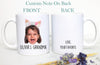 Custom Baby Face Photo Gift For Grandpa Grandma Individual OR Mugset, Personalized Photo Mug, Christmas Gift Grandma, Baby Face Gift Mug