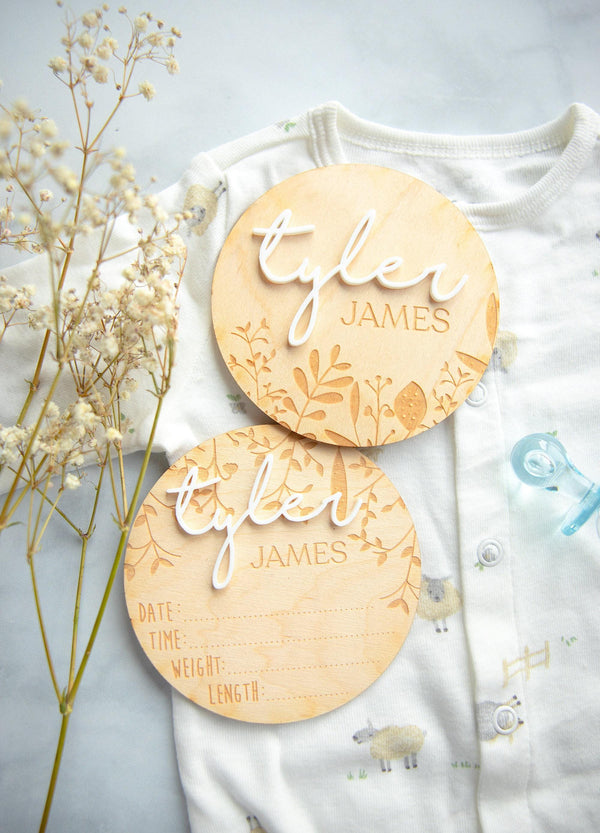 Custom Baby Name Sign