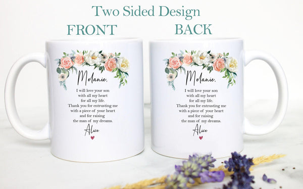 Future Mother In Law Gift #4 Custom Name - White Ceramic Mug