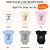 Custom Loved By Bodysuit | Protected By Pets, Newborn Outfit, Gift for Baby, Dog Brother, Baby Announcement, Cat Portrait, New Best Friend
