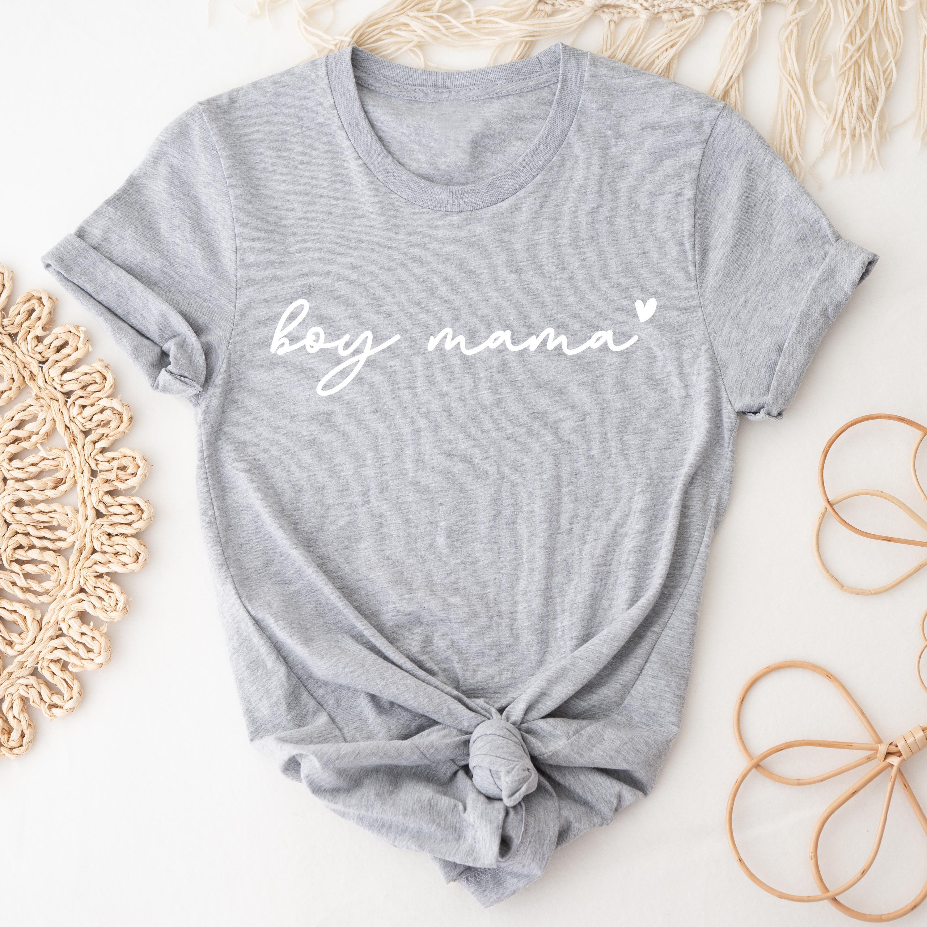 Boy Mama Shirt | Boy Mom T-Shirt, Mother's Day Gift, Mother's Day Gift Ideas,New Mom Outfit,Mom Birthday Gift Clothes