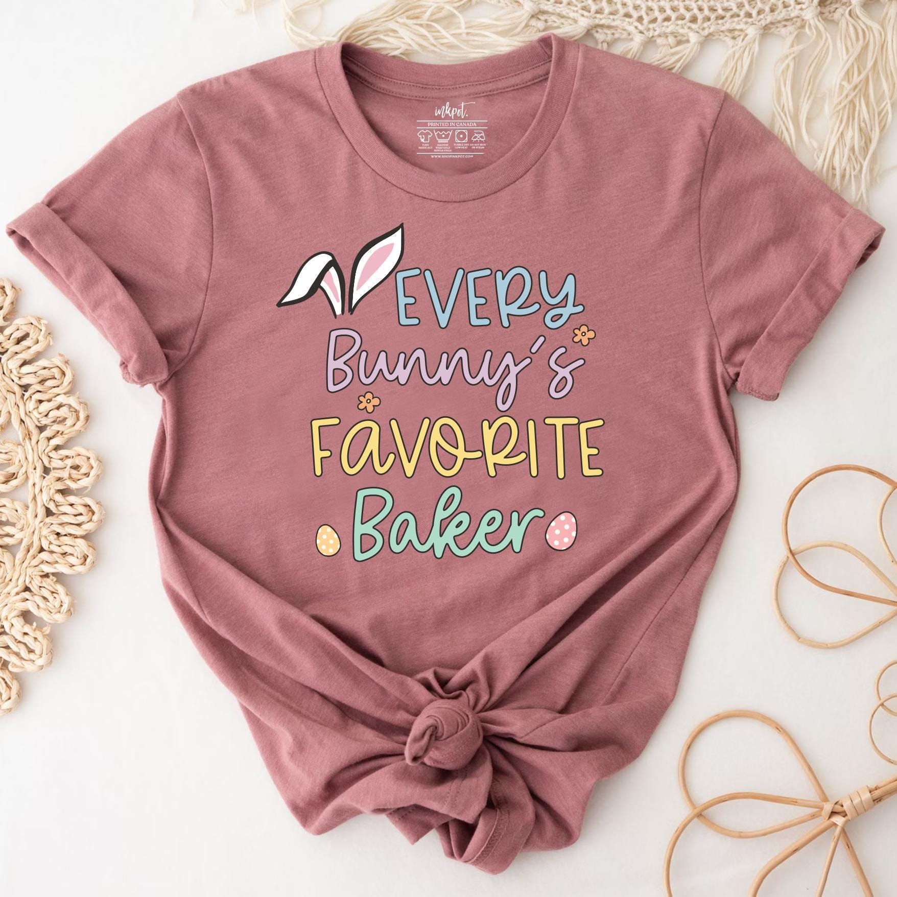 Easter Baker Shirt Sweatshirt | Cute Easter Shirt, Happy Easter Shirt, Easter Tee, Women Easter Tee, Cute Bunny Tee, Easter Baker Sweatshirt