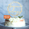 Forever and Always Wedding Cake Topper