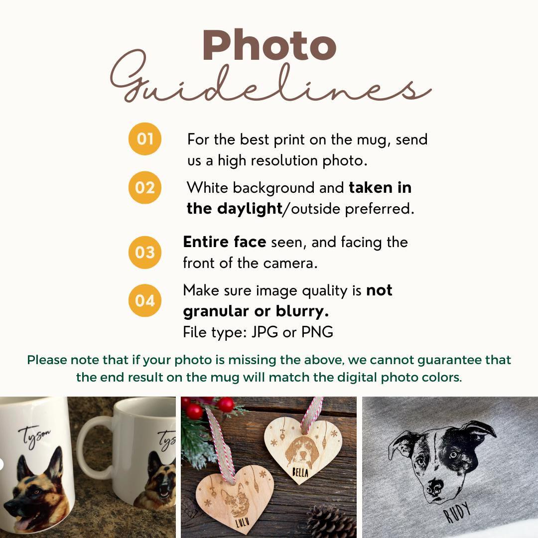 Personalized Pet Face Glass Tumbler | Iced Coffee Cup, Custom Pet Tumbler, Pet Lover Gift, Custom Pet Portrait, Custom Cat Dog Glass Can