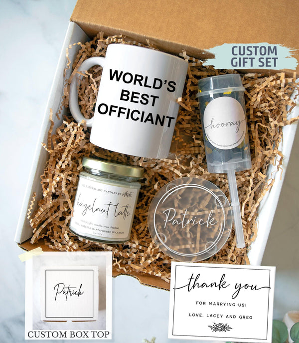 Personalized Officiant Gift Box