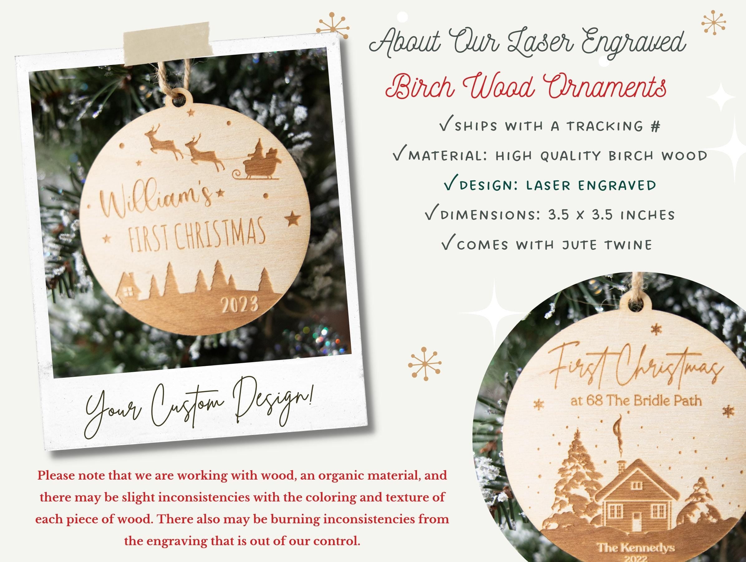 Personalized First Christmas Together Ornament