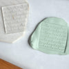 Love Fondant Embosser Stamp and Cutter