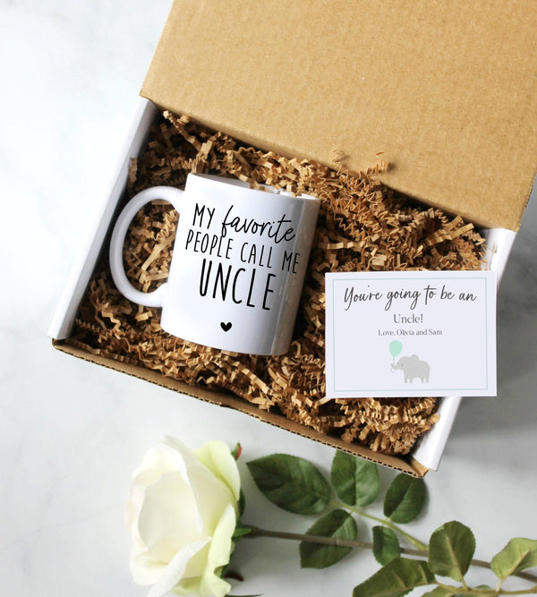 Personalized Uncle Gift Box | Promoted to Uncle