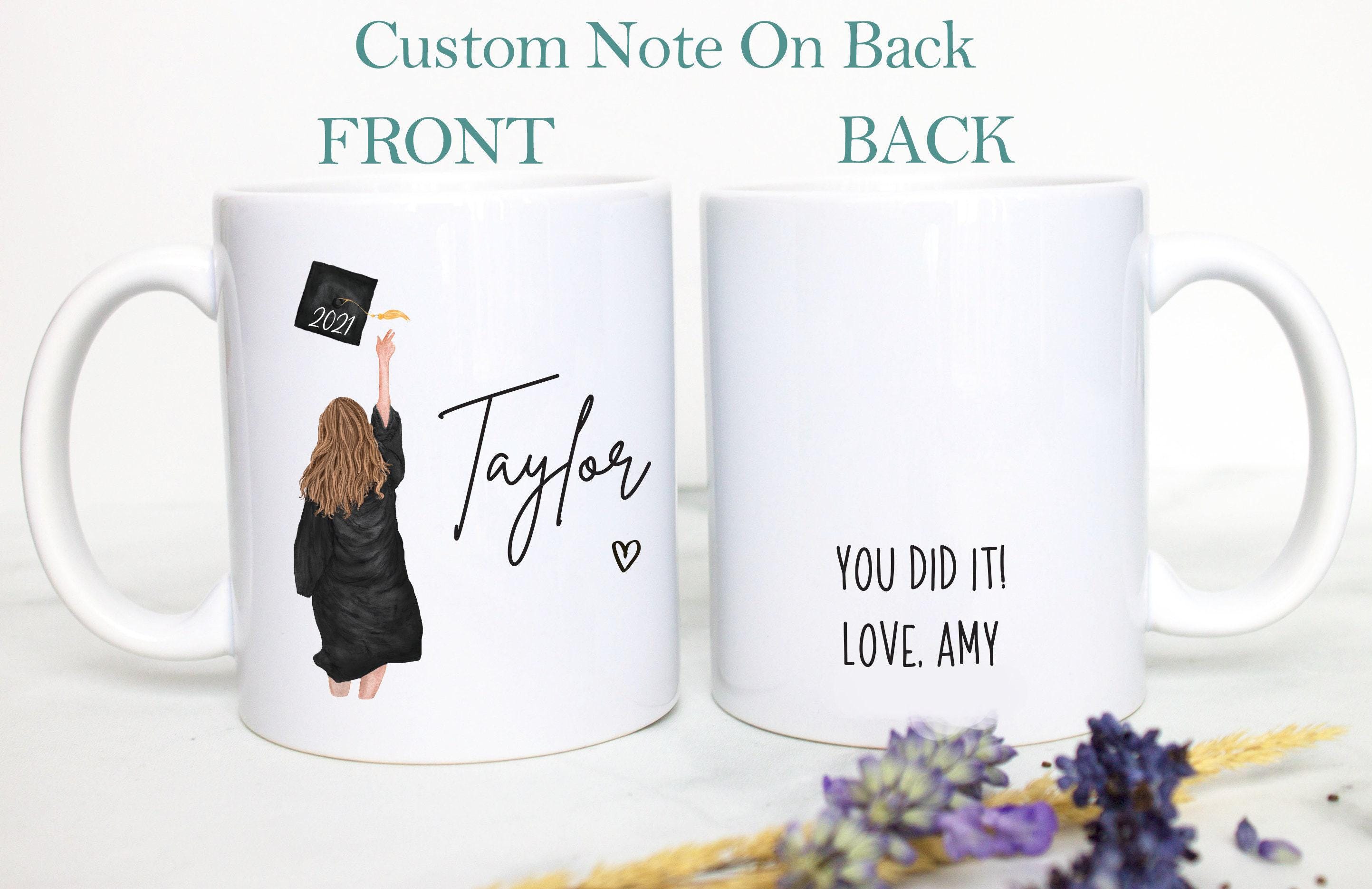 Custom Graduation Gift, Grad School Mug, Masters Student, Masters Degree Gift, University Graduate, Personalized High School Graduation