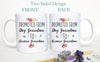 Promoted From Dog Grandma To Human Grandma #2 - White Ceramic Mug