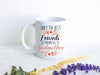 Only The Best Friends Get Promoted to Godmother Floral - White Ceramic Mug