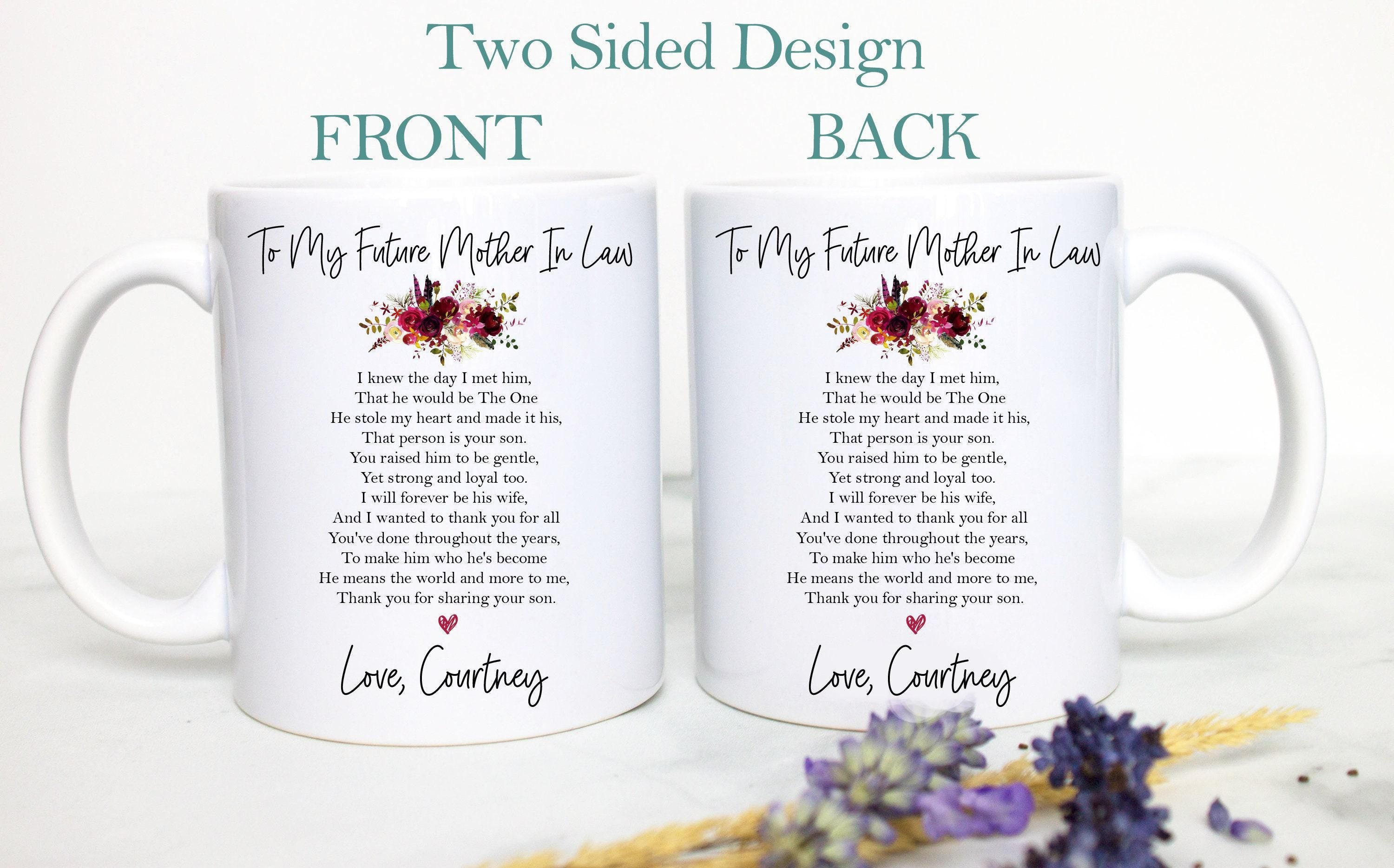 Future Mother In Law Gift Custom Name - White Ceramic Mug