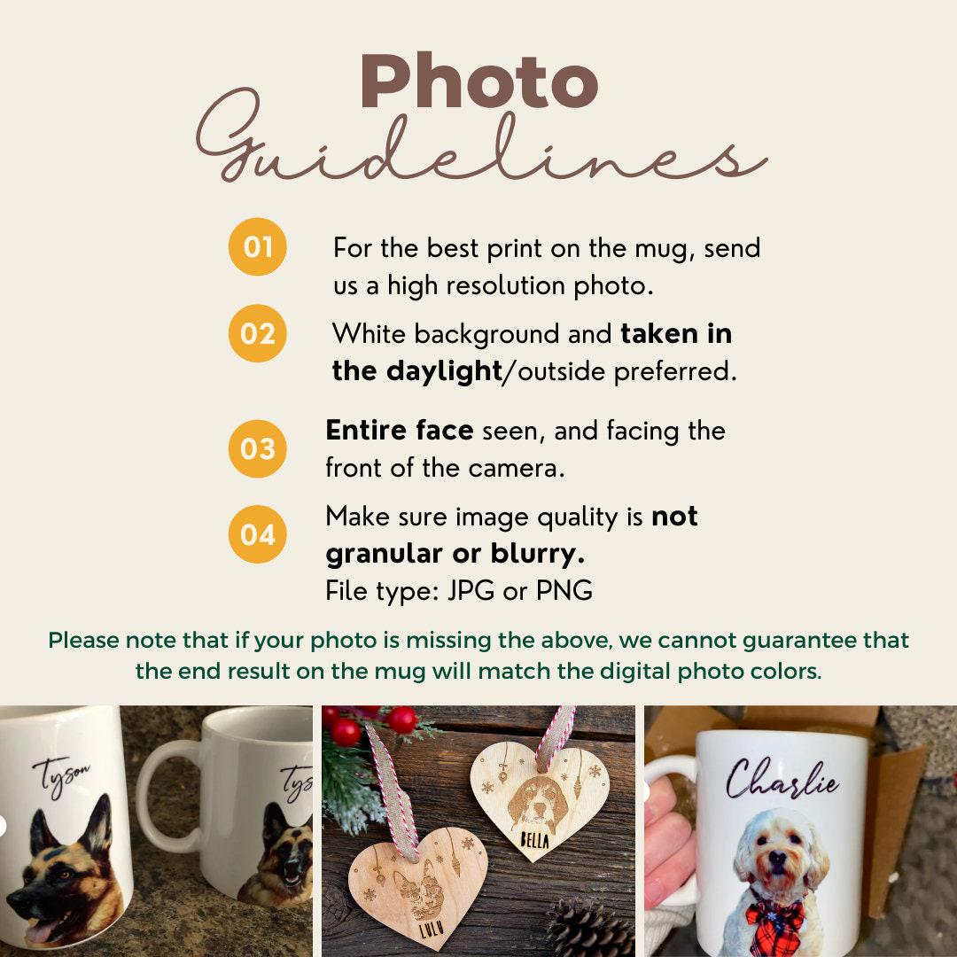 Custom Cat Photo Mug, Pet Portrait, Personalized Cat Lovers Mug, Cat Owner Gift, Cat Mom Dad, Pet Loss Memorial, Personalized Gift, Cat Gift