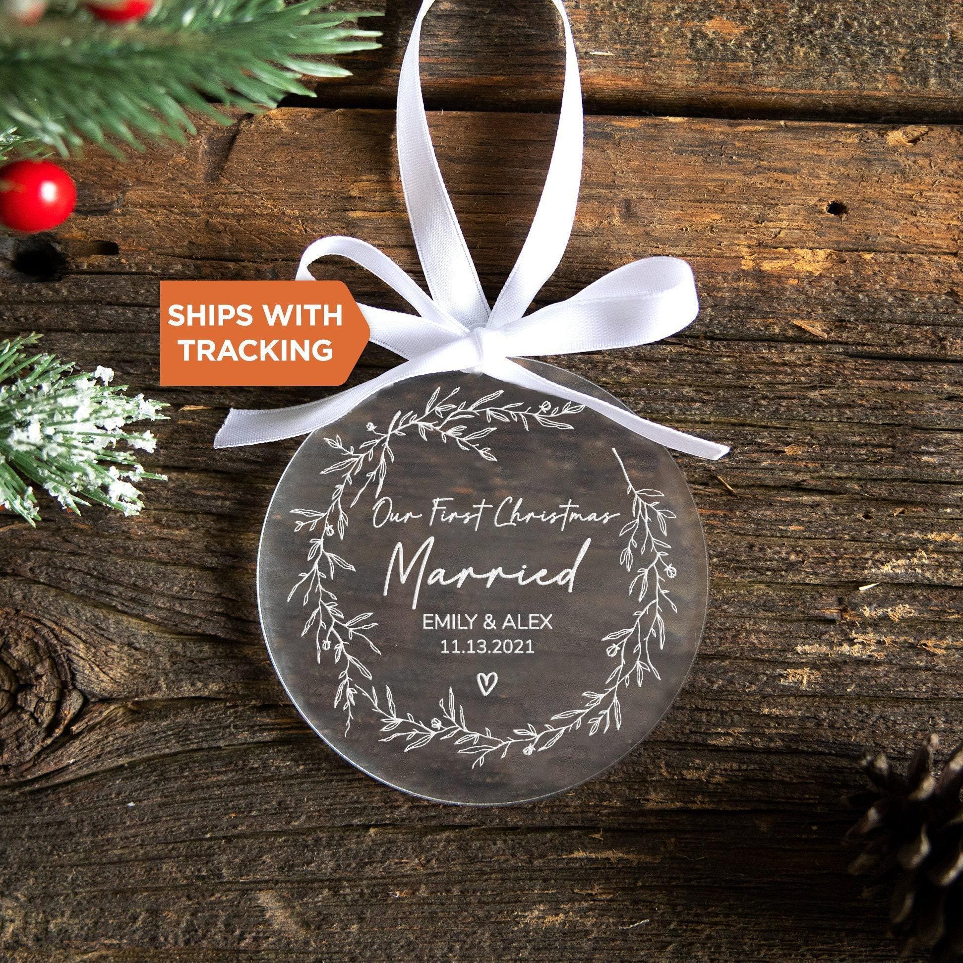 Our First Christmas Married Ornament