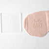 Hello Baby Acrylic Fondant Embosser With Cutter