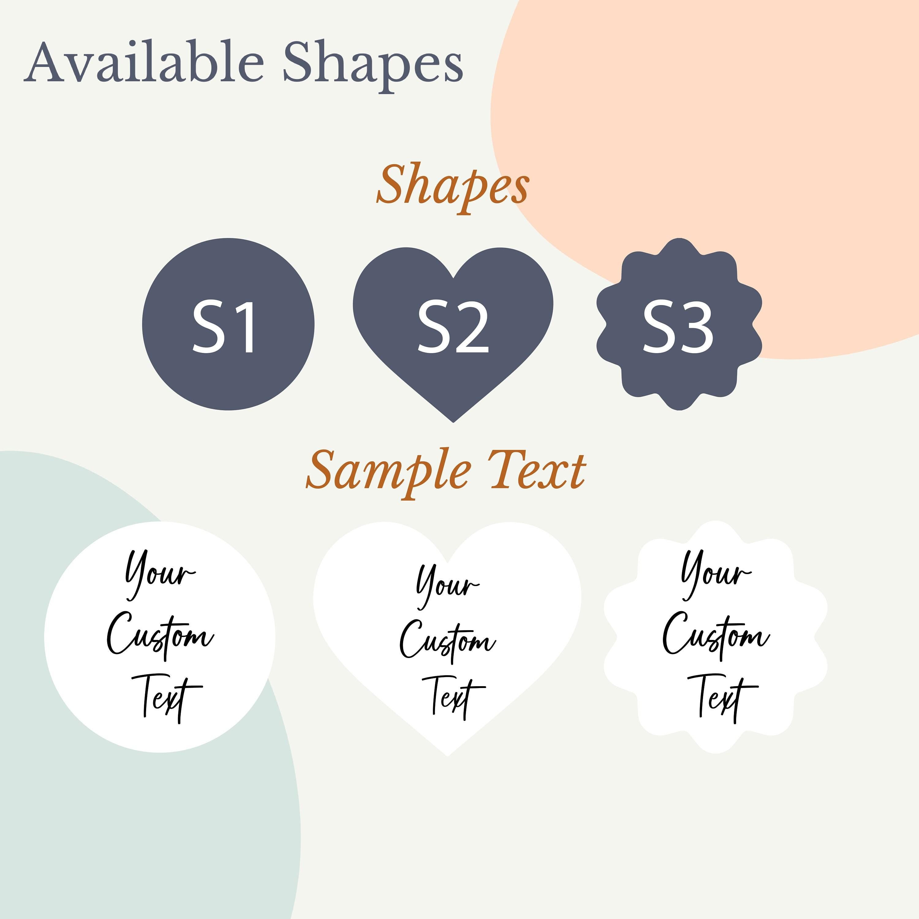 Custom Text Cupcake Topper