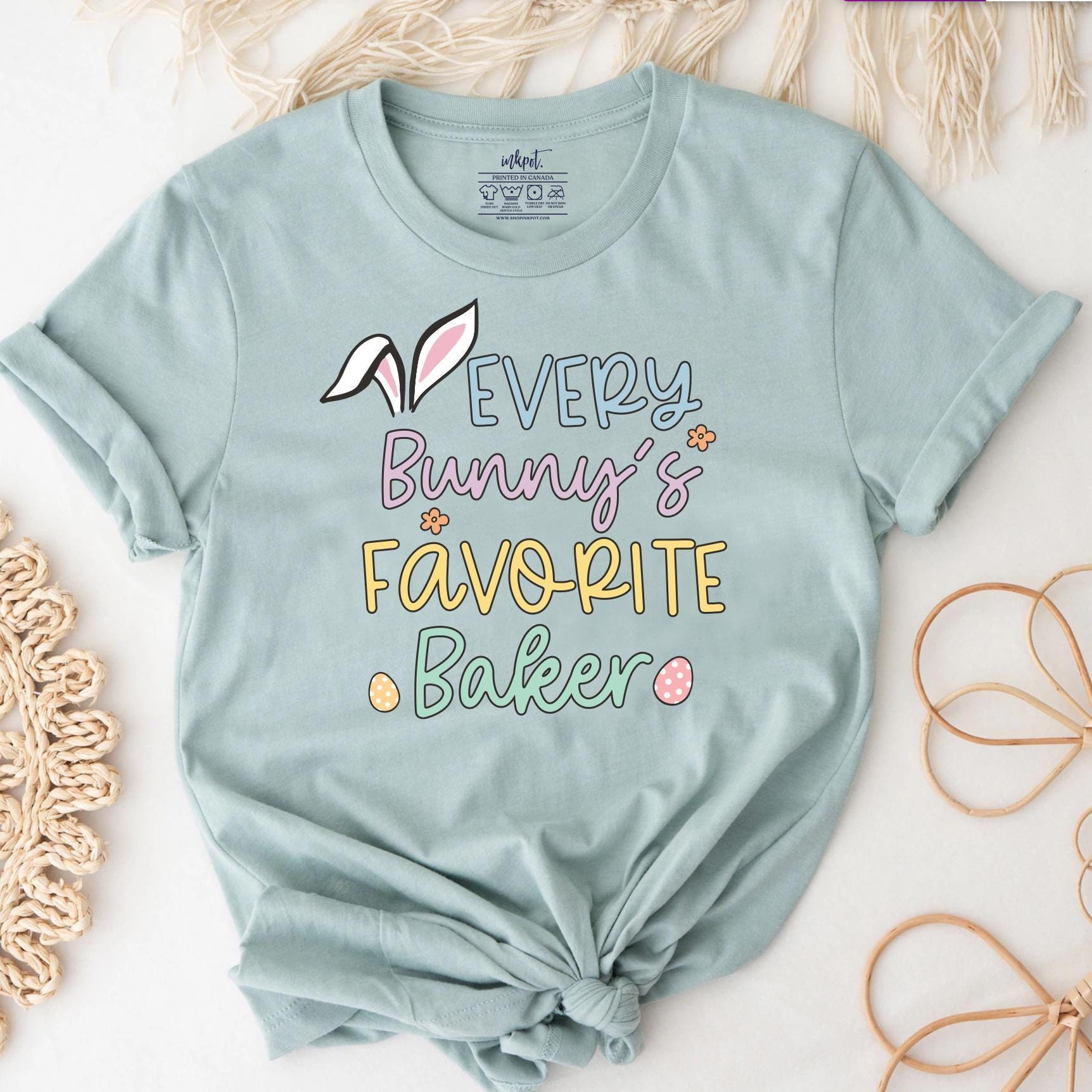 Easter Baker Shirt Sweatshirt | Cute Easter Shirt, Happy Easter Shirt, Easter Tee, Women Easter Tee, Cute Bunny Tee, Easter Baker Sweatshirt