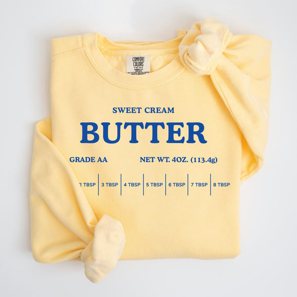 Salted Butter Sweatshirt or T Shirt | Stick of Butter Shirt, Gift For Baker, Baker Tee, Funny Baking Shirt, Butter Lover Shirt,Butter Shirt