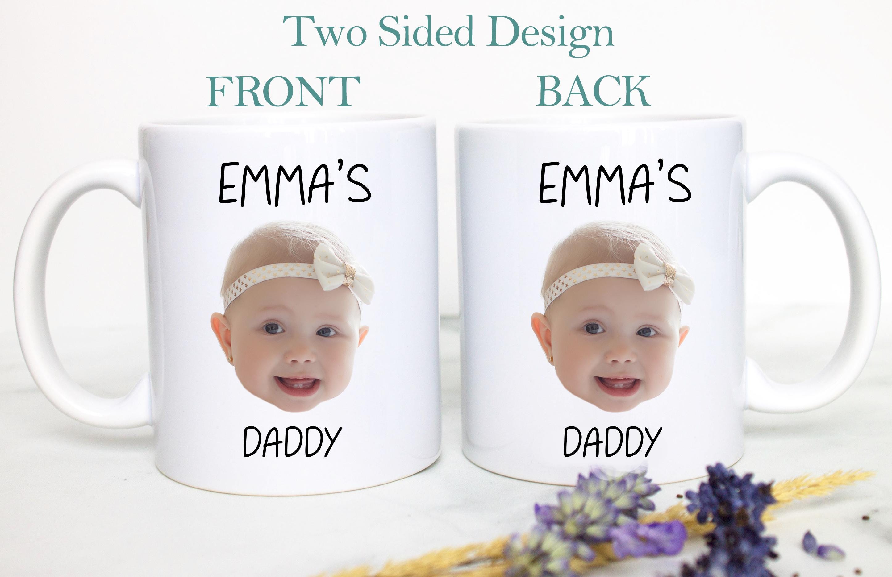 Custom Child Face Photo Gift For Mom Dad Individual OR Mugset, Personalized Photo Mug, Christmas Gift, Parents Birthday, Baby Face Gift Mug