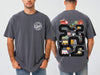 Tired Dads Club Shirt, City Road Track Dad Tee, Police Car Ambulance School Bus Design, Comfort Colors® Funny Dad Gift