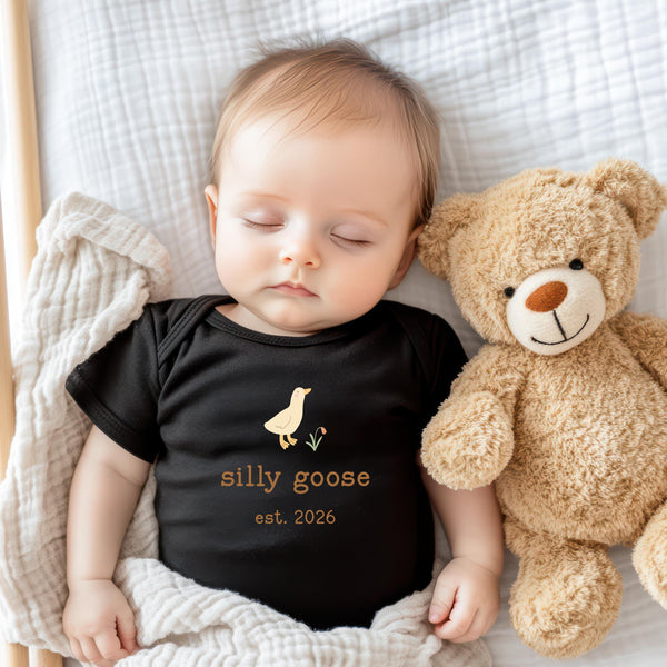 Matching Dad And Child Shirts, Dada Goose Silly Goose Set, Personalized Family Shirts, Fathers Day Gift, Daddy And Me