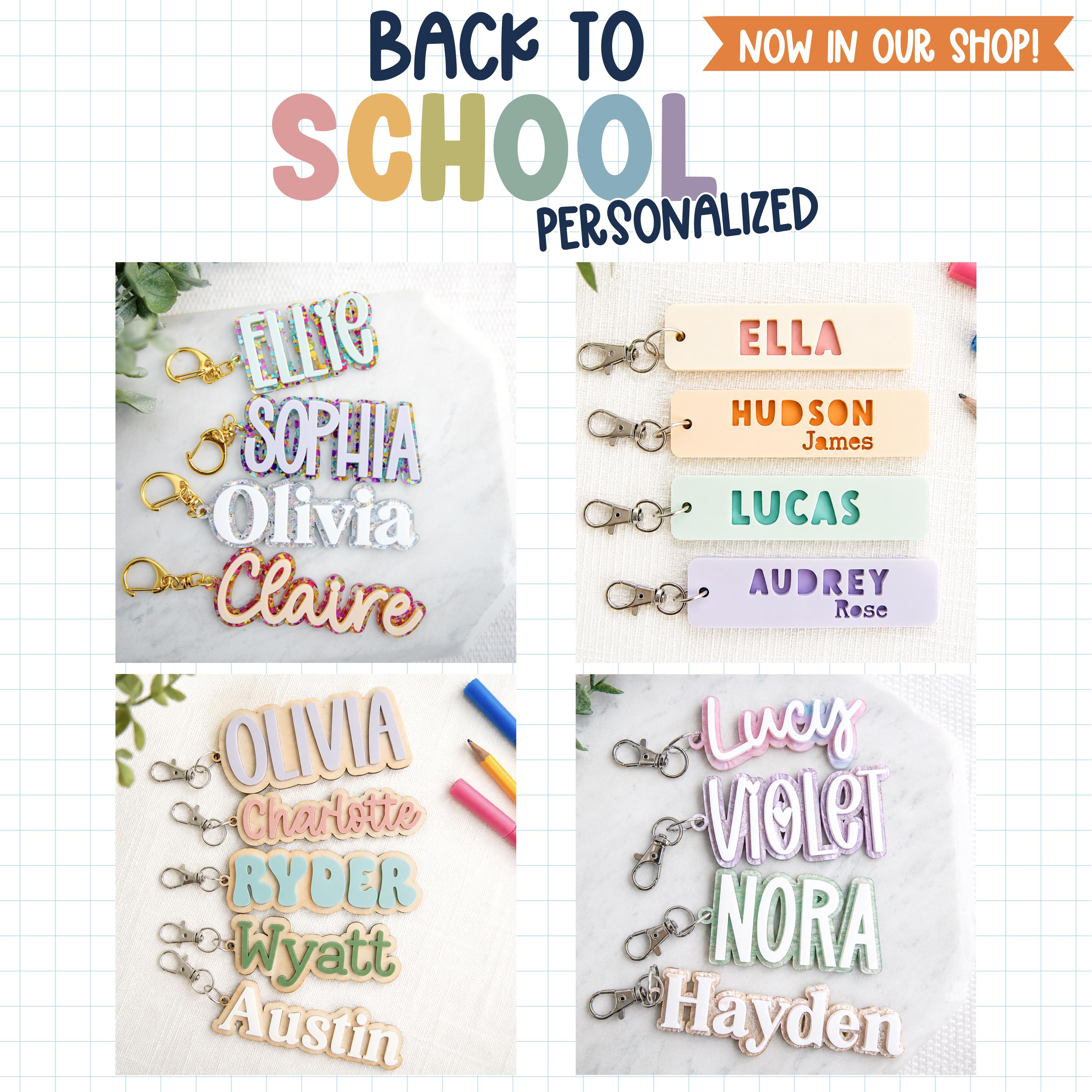 Personalized First & Last Day of School Sign - Wildflowers