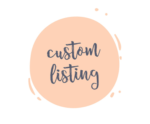 Custom Name Change Request - One Edit